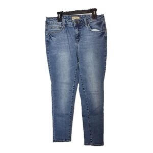 EARL Jeans Women's Size 6 (28x24) Skinny Capri Med Rise Med Wash